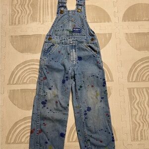 OshKosh B'gosh Kids Overalls with Colorful Splashes